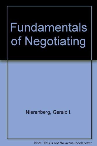 Fundamentals of Negotiating Books
