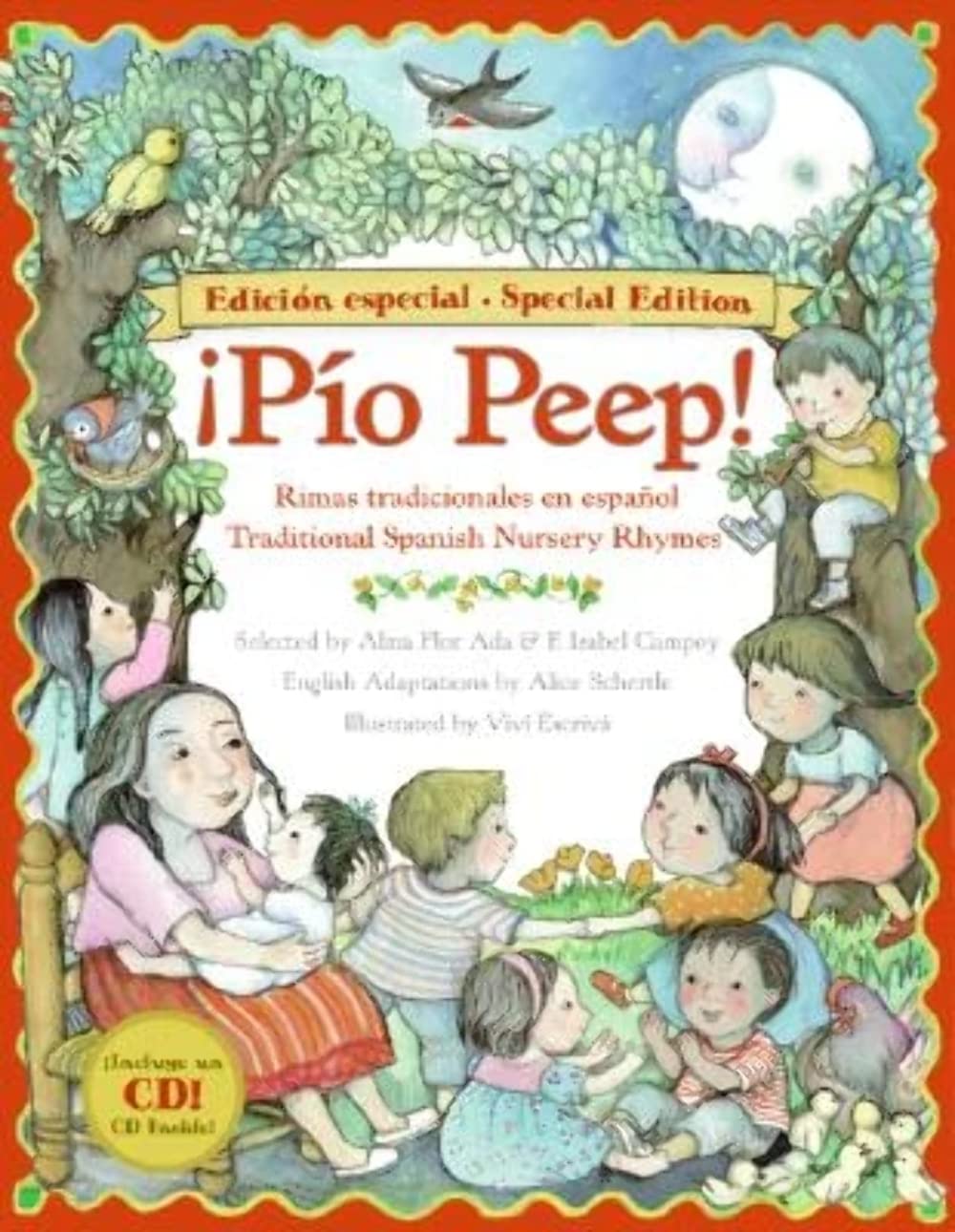 Pio Peep! Traditional Spanish Nursery Rhymes Book and CD: Bilingual English-Spanish book