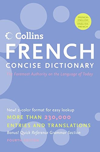 Collins French Concise Dictionary, 4e Foreign Languages ​​& Dictionaries