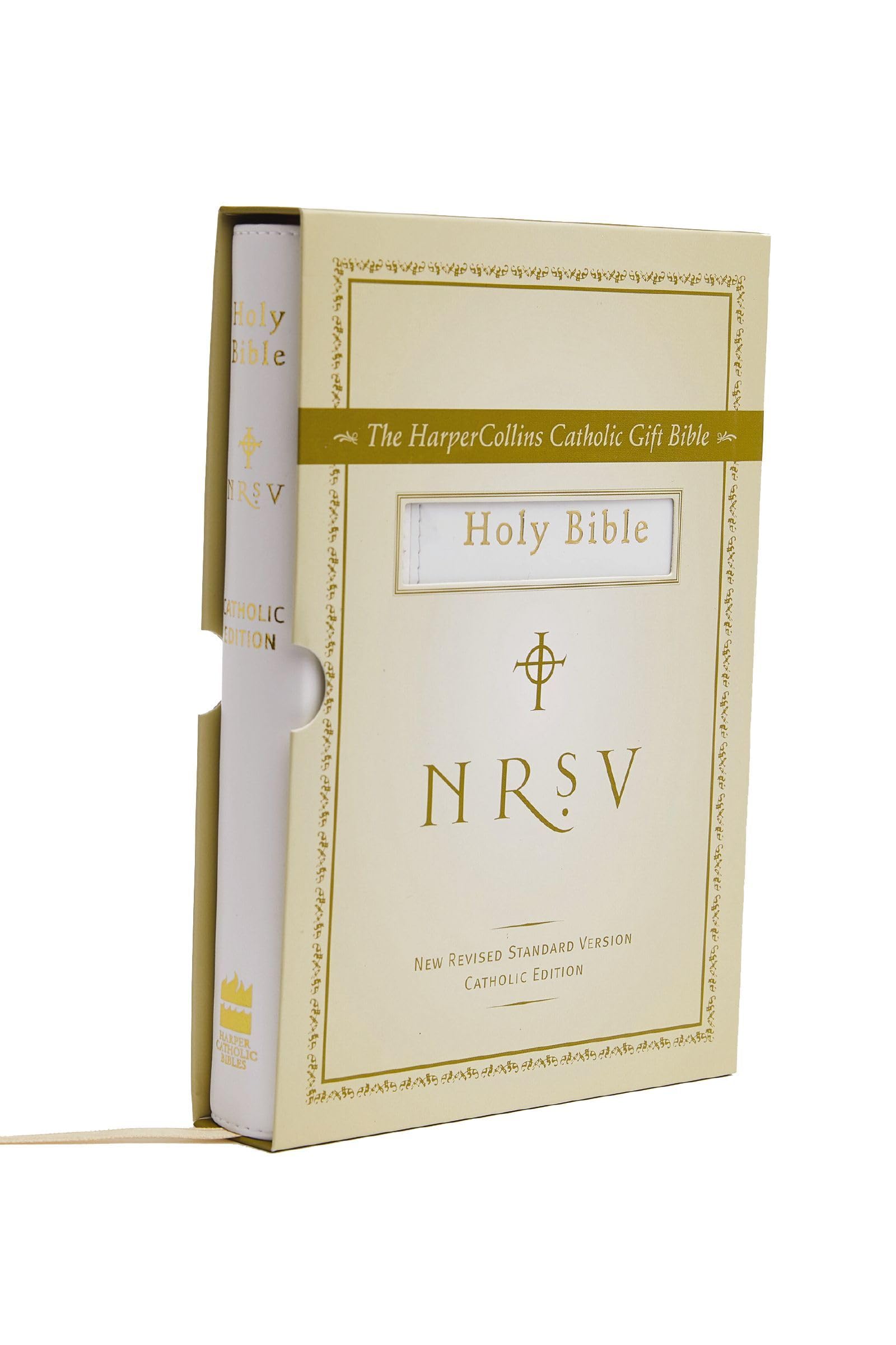 NRSV, The HarperCollins Catholic Gift Bible, Imitation Leather, White: Holy Bible Film, Art & Culture