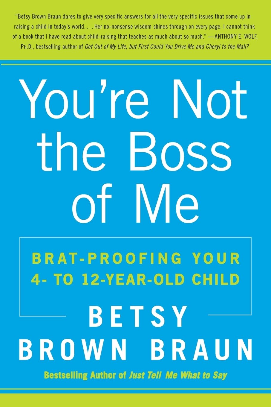 You're Not the Boss of Me Social Sciences