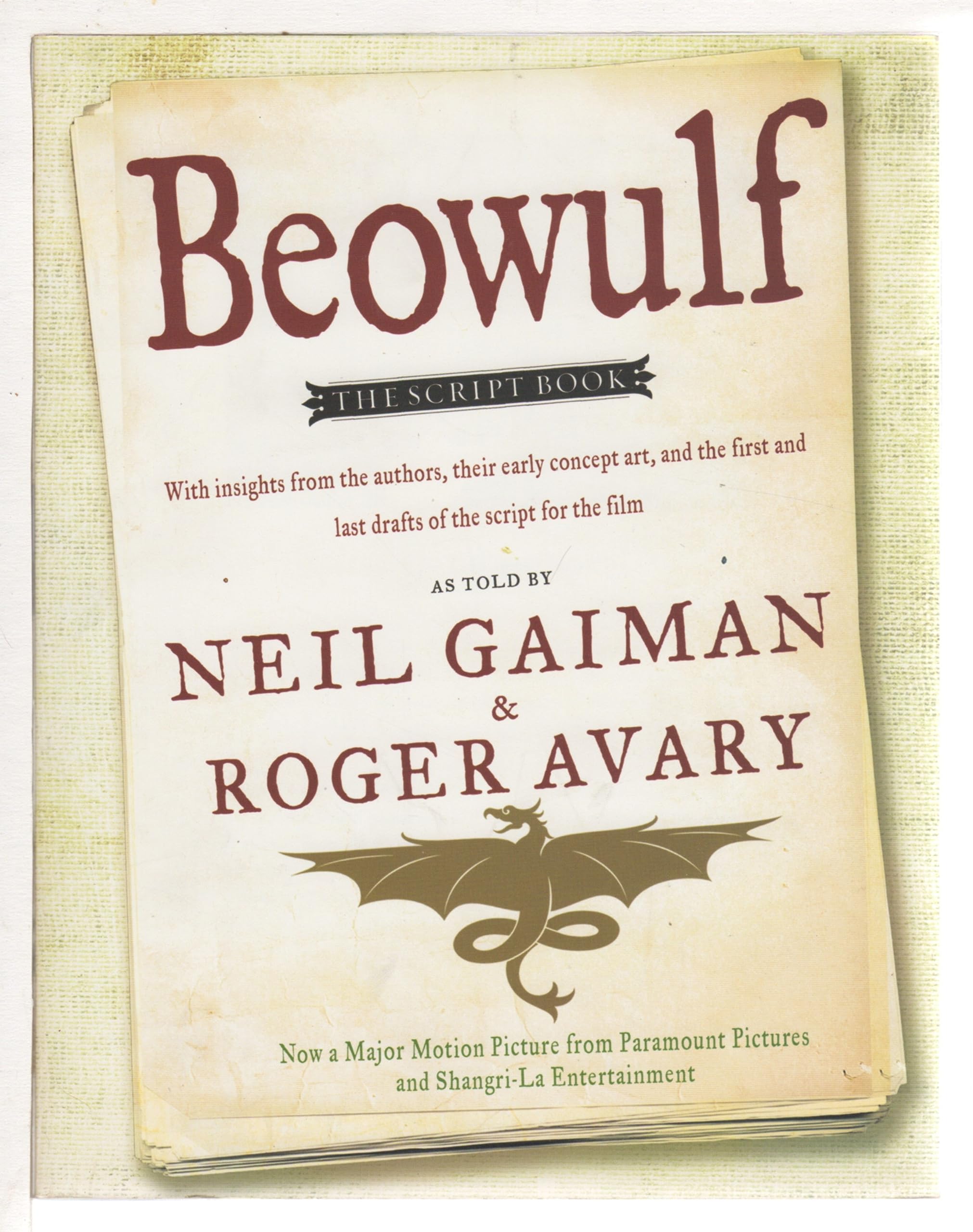 Beowulf: The Script Book Contemporary literature