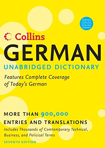Collins German Unabridged Dictionary, 7th Edition: More than 850,000 entries (Harpercollins Unabridged Dictionaries) Foreign Languages ​​& Dictionaries