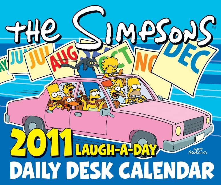 The Simpsons 2011 Laugh-A-Day Daily Desk Calendar Film, Art & Culture