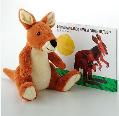 Eric Carle Does a Kangaroo Have a Mother Too? Book & Plush Toy 11" (Bundle) (Kohl's Cares) Books