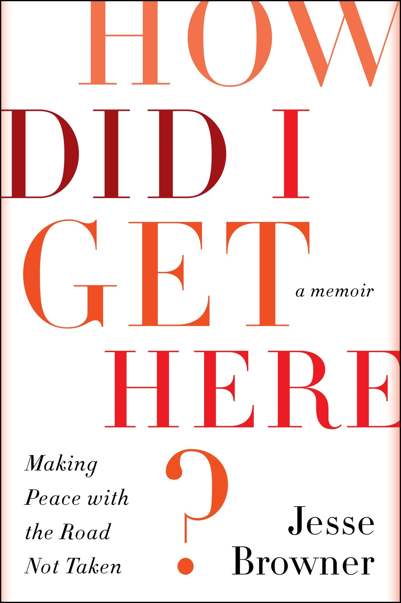 How Did I Get Here?: Making Peace with the Road Not Taken Books