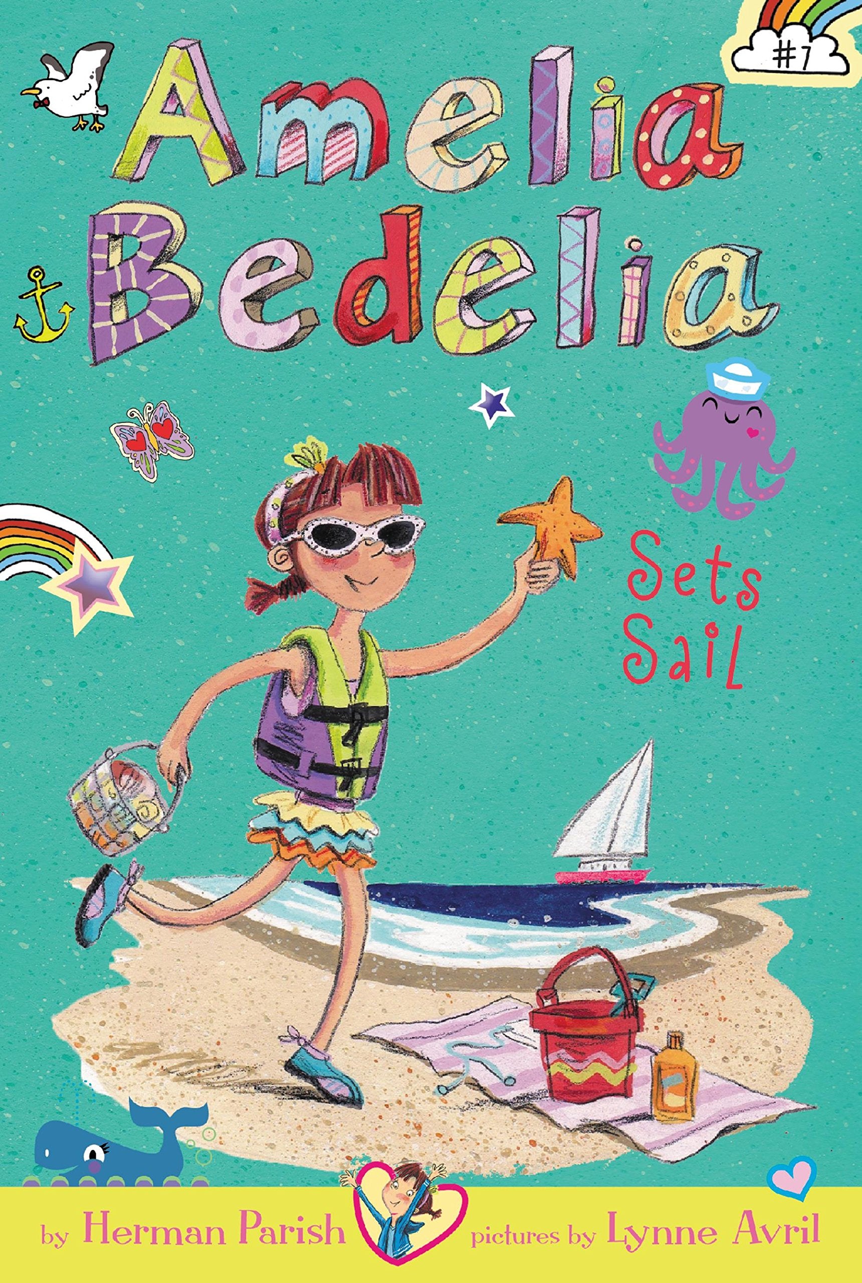 Amelia Bedelia Chapter Book #7: Amelia Bedelia Sets Sail: A Funny Story About Beach Adventures, Pirates, and Friendship for Kids (Ages 6-10) book