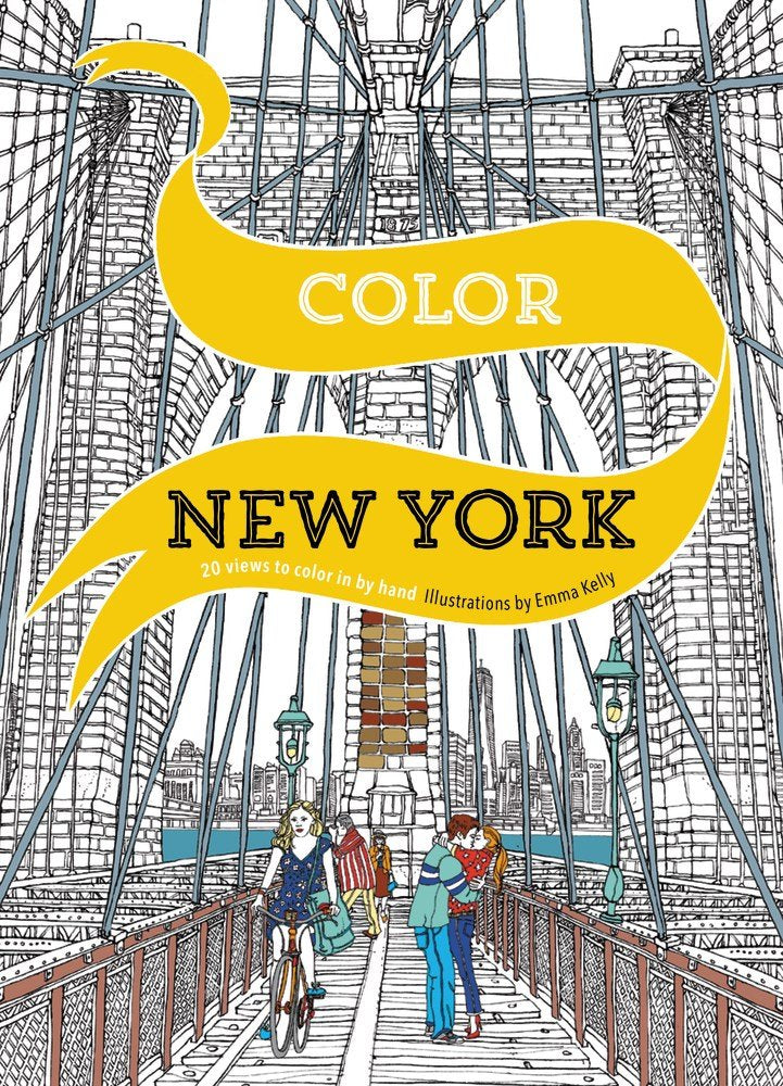 Color New York: 20 Views to Color in by Hand Architecture