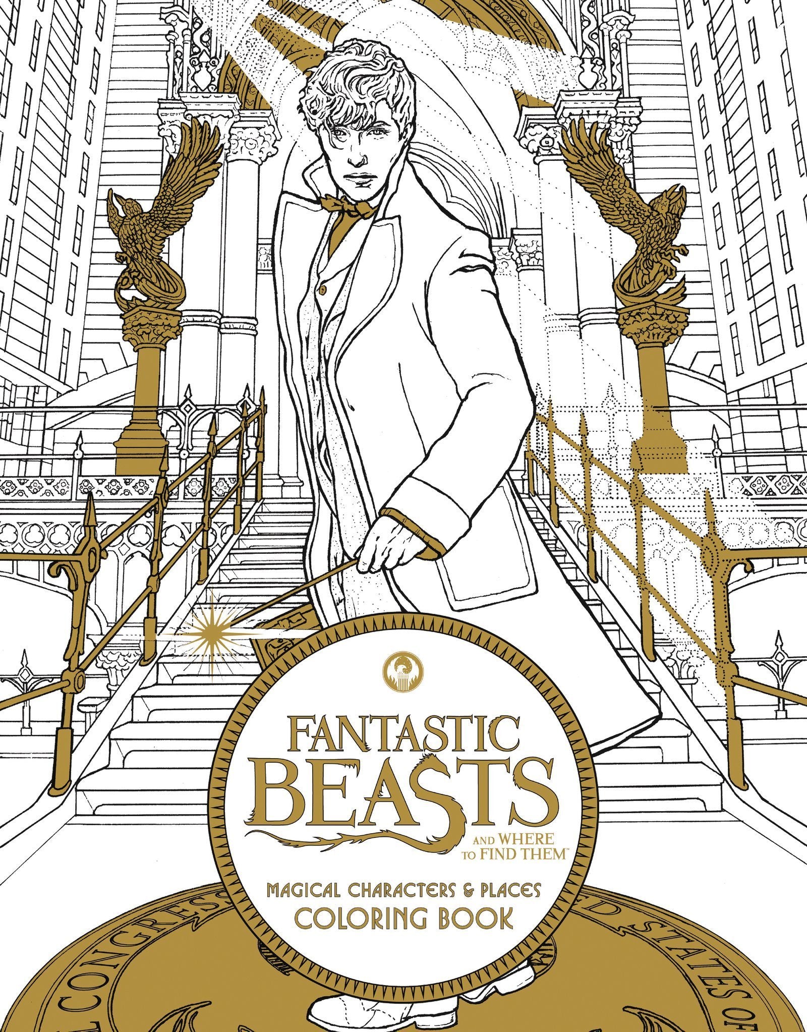 Fantastic Beasts and Where to Find Them: Magical Characters and Places Coloring Book Contemporary literature