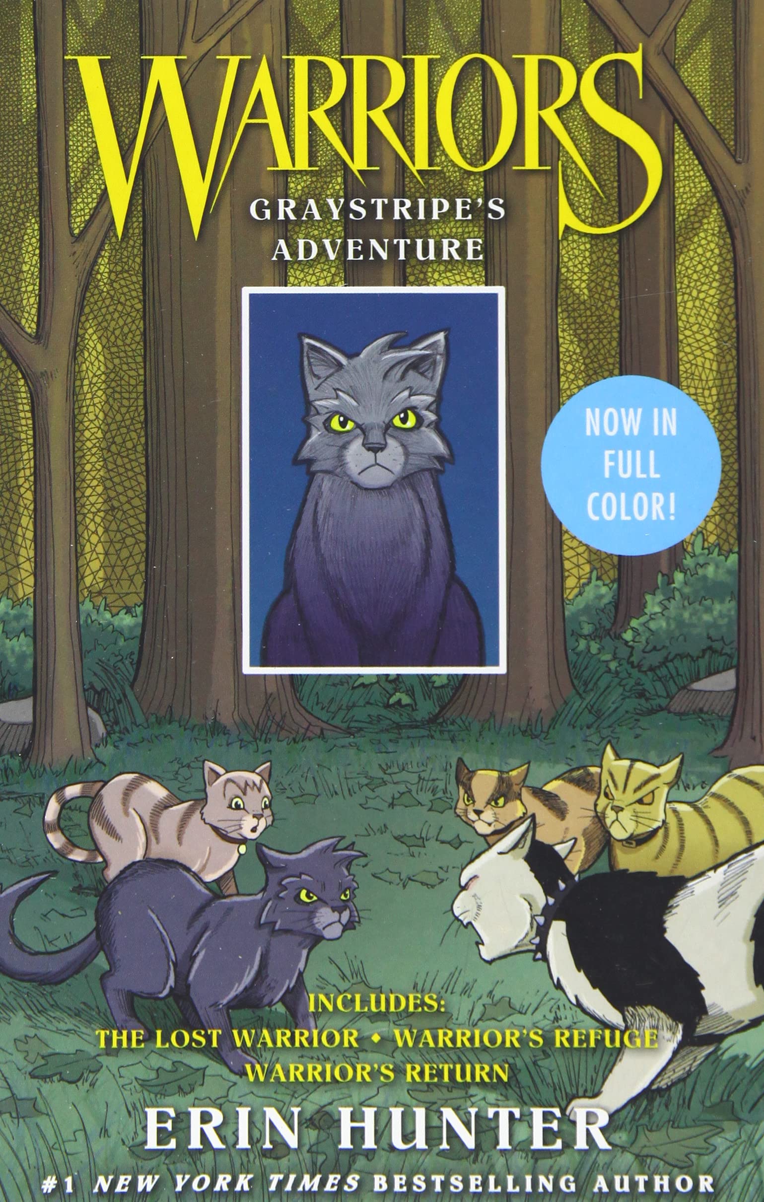 Warriors: Graystripe's Adventure: 3 Full-Color Warriors Books in 1 Manga