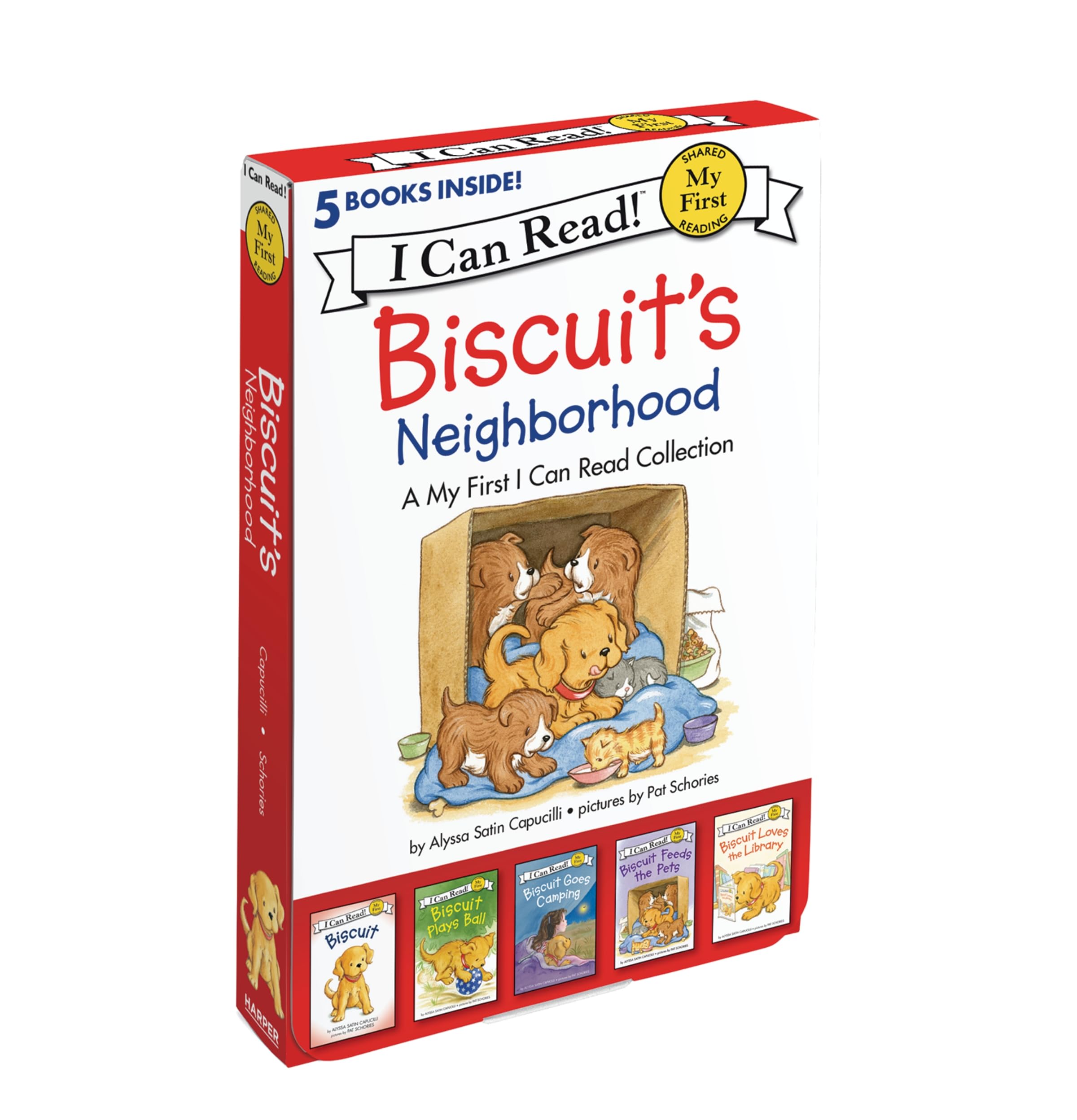 Biscuit's Neighborhood: A Box of 5 Stories for Beginning Readers and Dog Lovers (My First I Can Read) Non-fiction