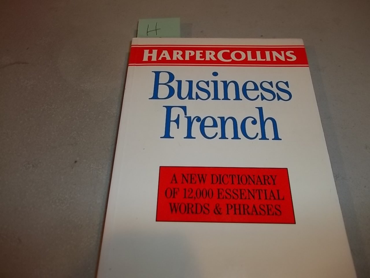 Harpercollins Business French Business, Finance & Career