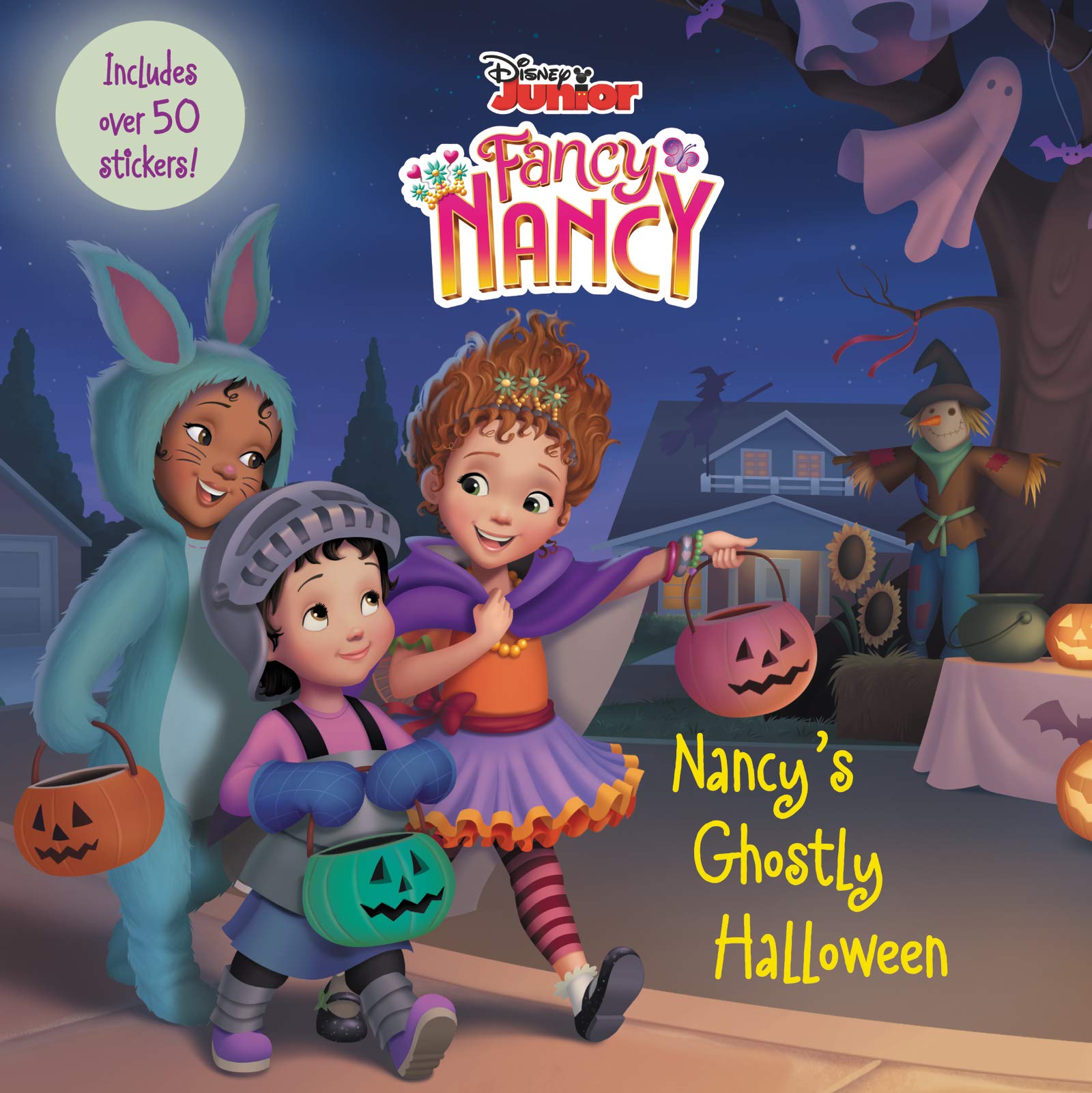 Disney Junior Fancy Nancy: Nancy's Ghostly Halloween: Includes Over 50 Stickers! Non-fiction