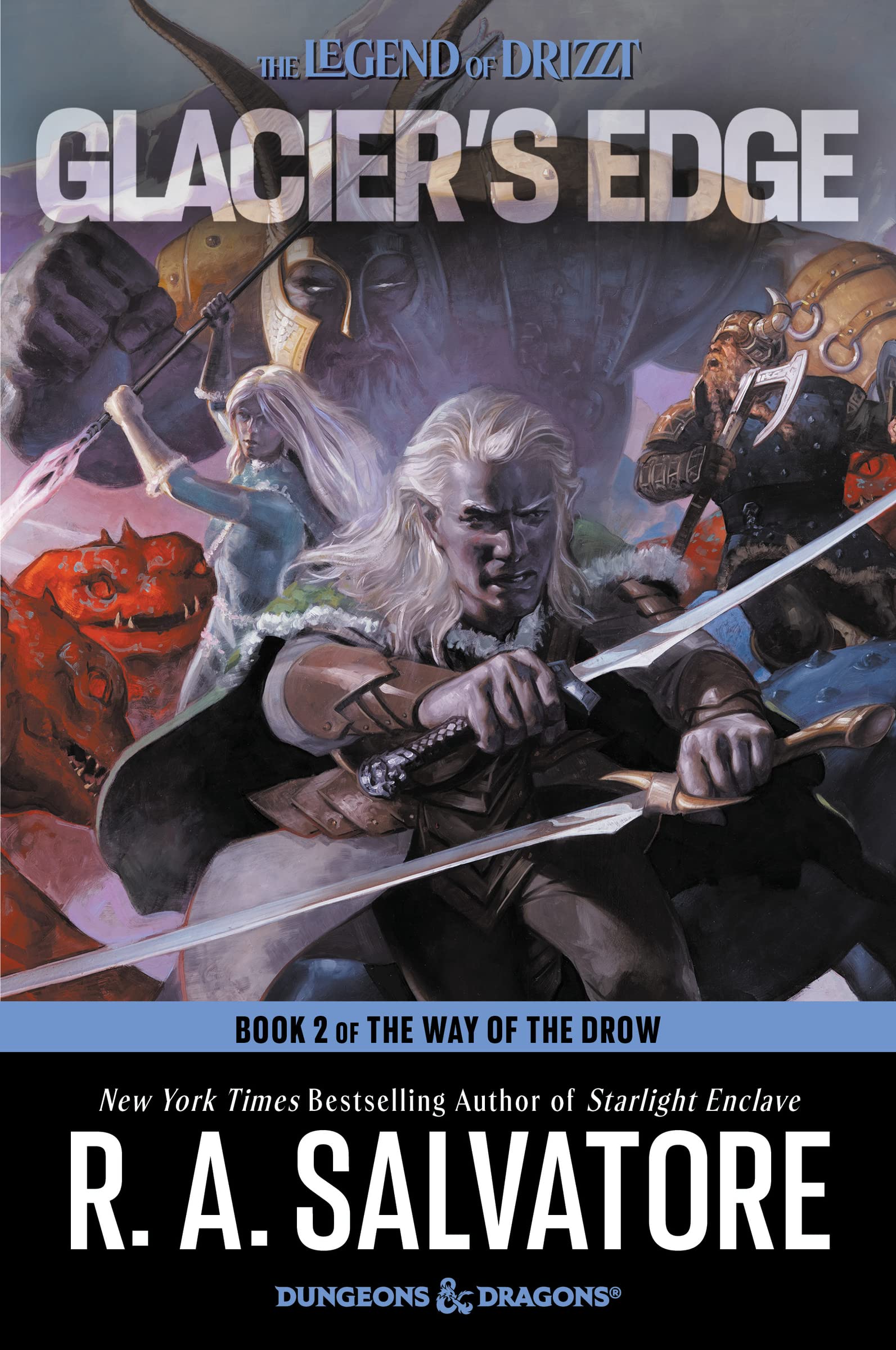 Glacier's Edge (The Way of the Drow, 2, Band 2) Action & Adventure