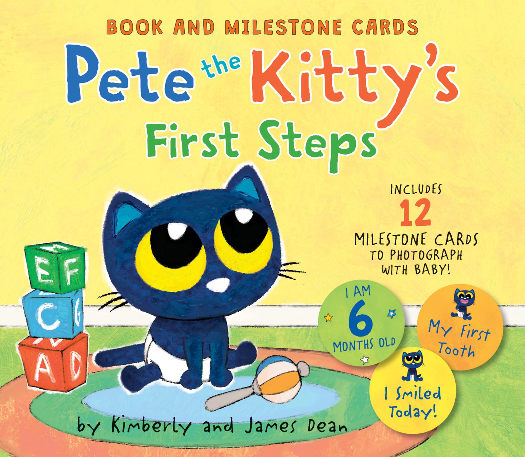 Pete the Kitty’s First Steps: Book and Milestone Cards book