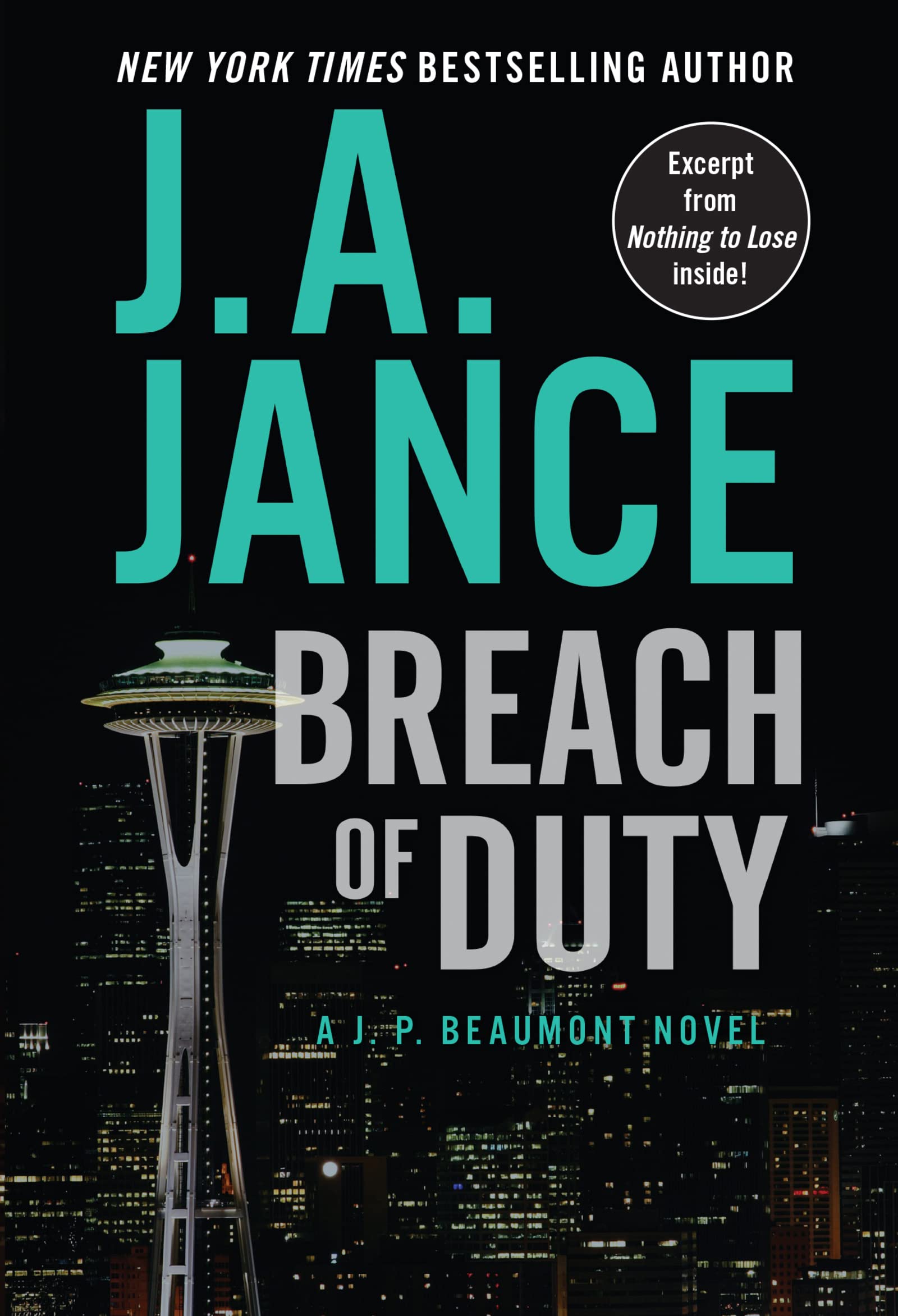 Breach of Duty: A J. P. Beaumont Novel book