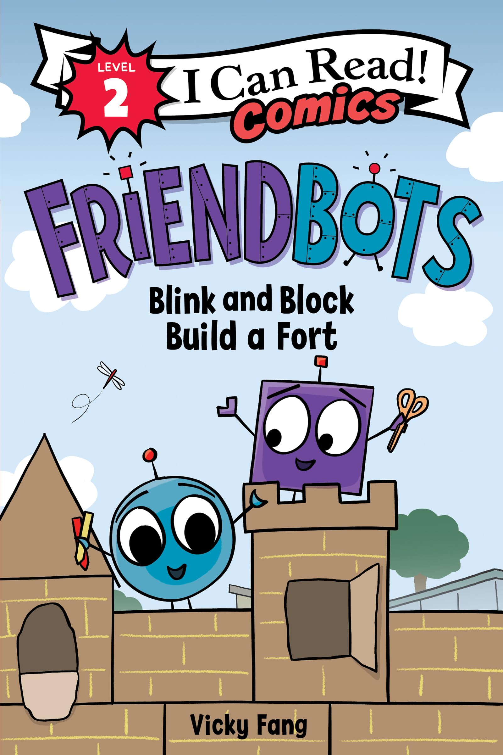 Friendbots: Blink and Block Build a Fort (I Can Read Comics Level 2) Manga