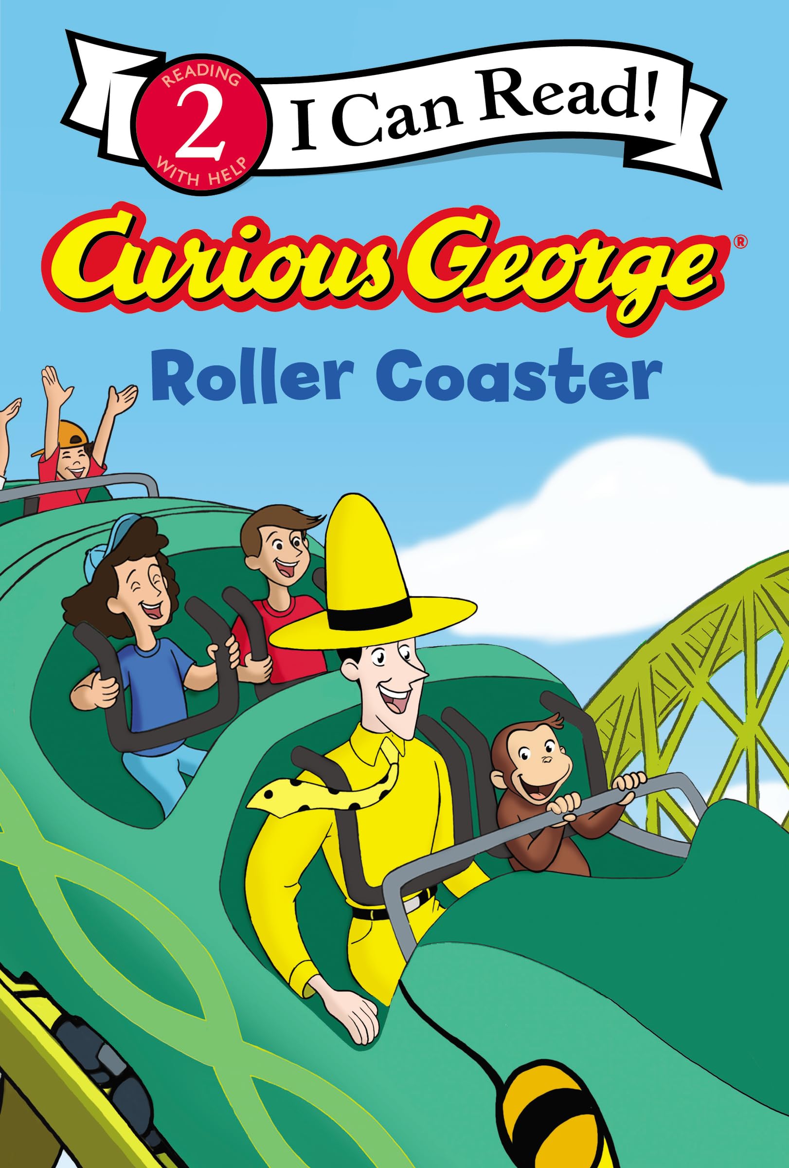 Curious George Roller Coaster: A Fun-Filled Day at the Amusement Park with Everyone's Favorite Mischievous Monkey (I Can Read Level 2) Non-fiction