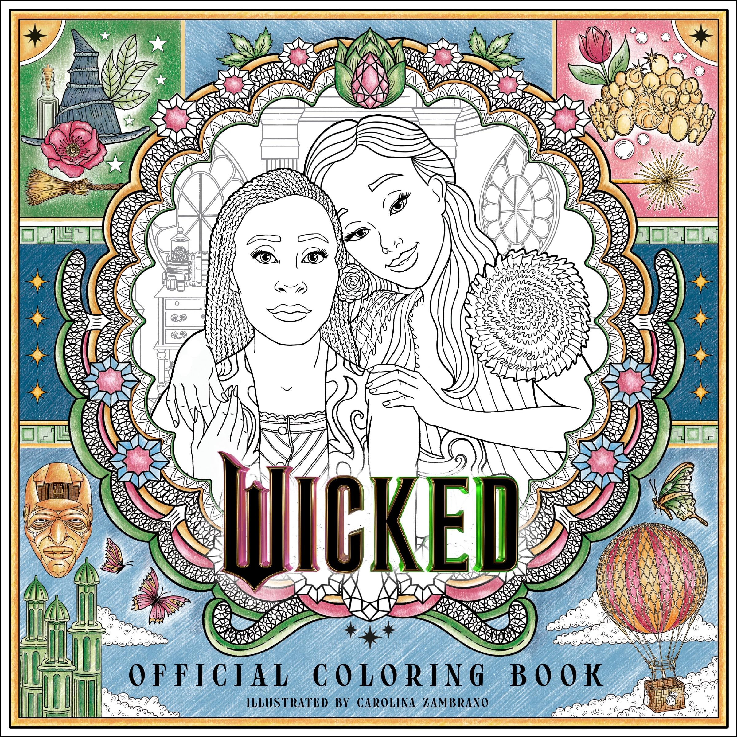 Wicked Official Coloring Book: The Inspiration for the Major Motion Picture―Now Streaming Books