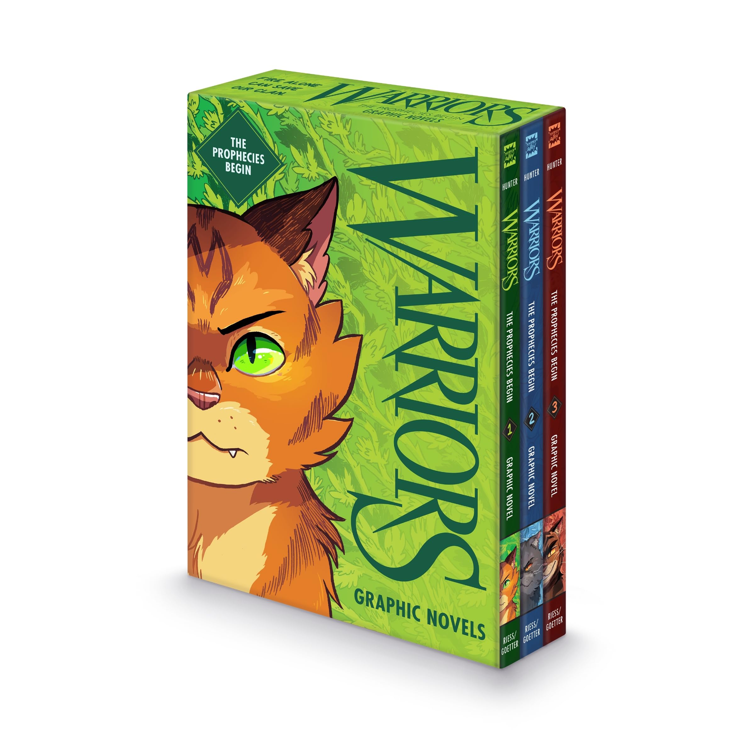 Warriors Graphic Novel: The Prophecies Begin 1-3 Manga