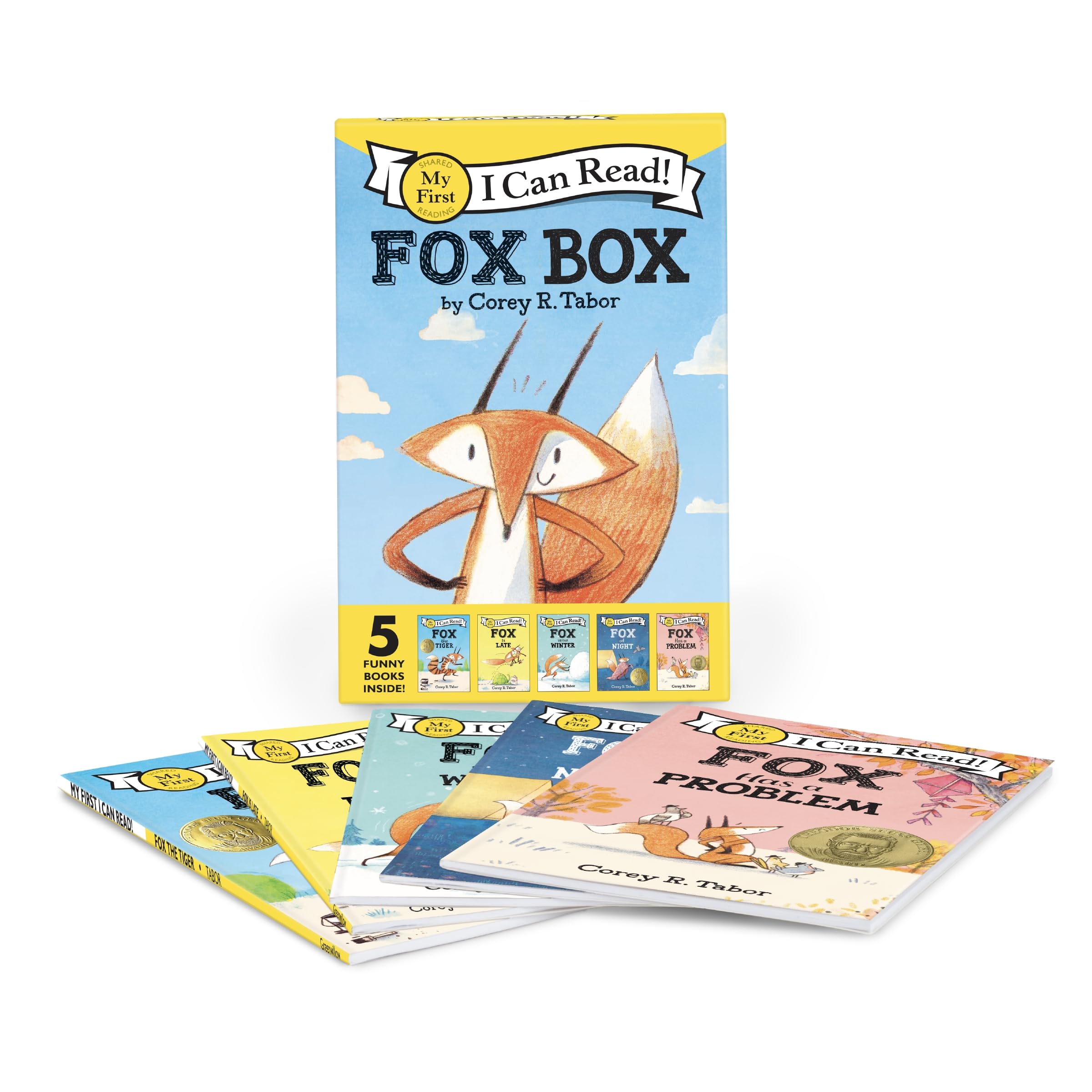 Fox 5-Book I Can Read Box Set: Fox Box: Fox the Tiger, Fox Is Late, Fox versus Winter, Fox at Night, Fox Has a Problem (I Can Read Level 1) Non-fiction