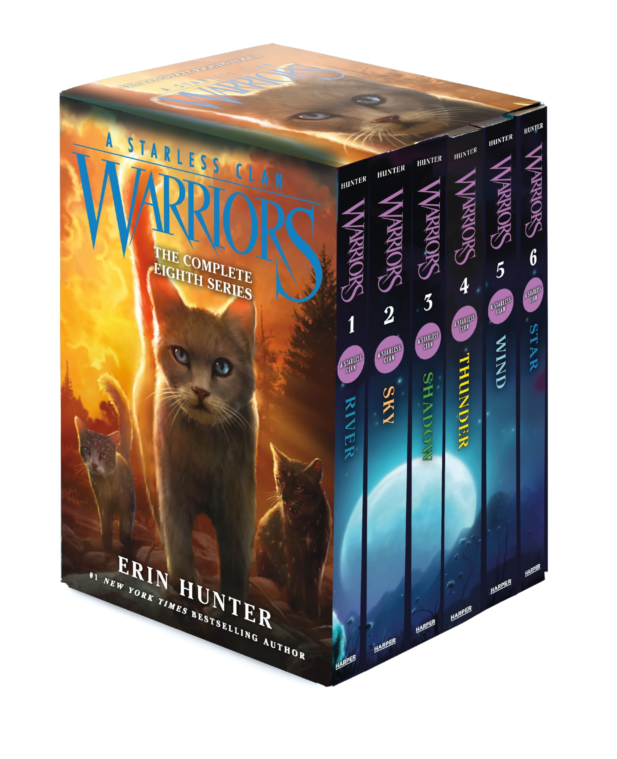 Warriors: A Starless Clan Box Set: Volumes 1 to 6 Novels & Short Stories