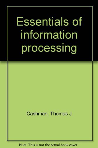 Essentials of information processing Books