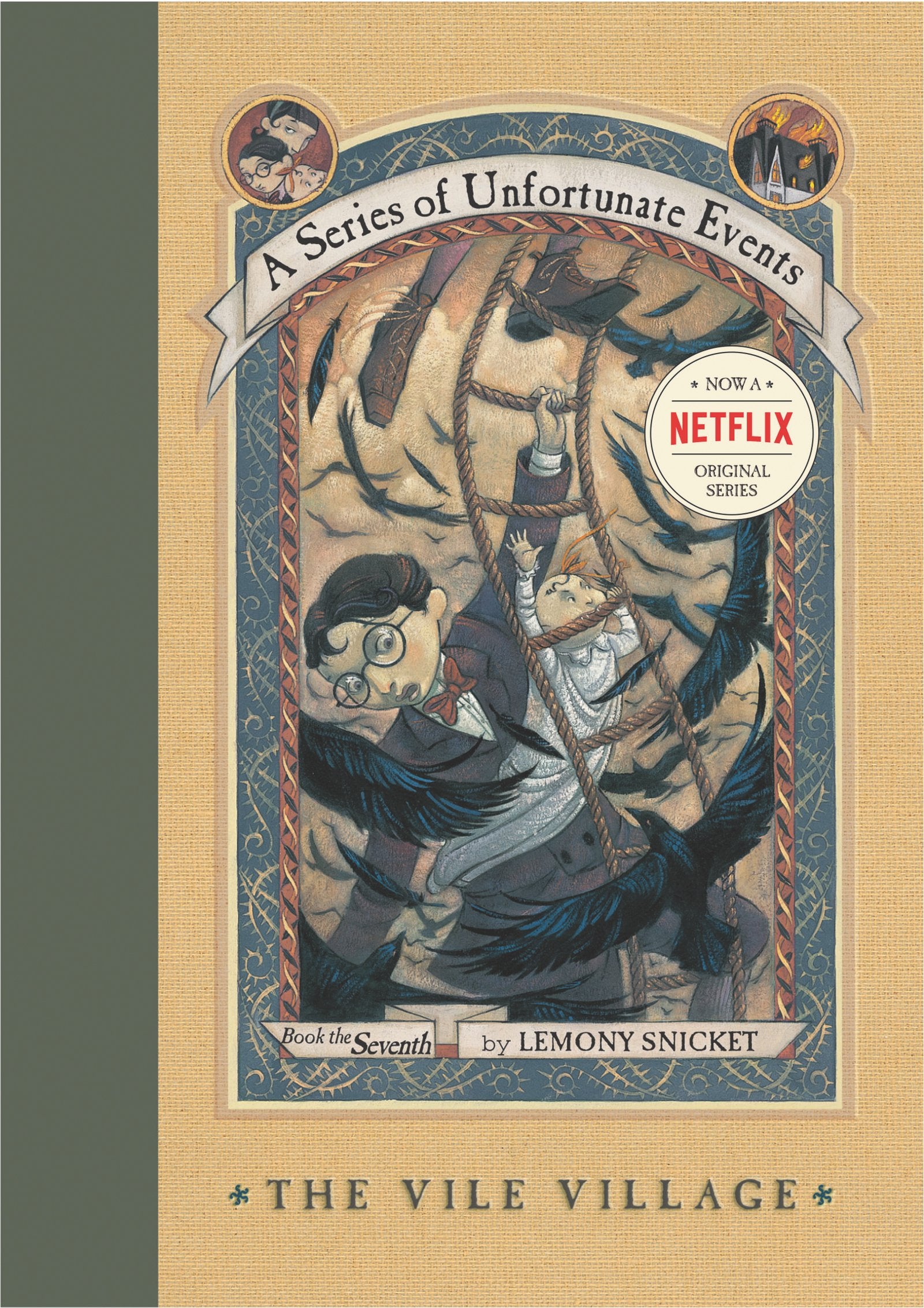 A Series of Unfortunate Events #7: The Vile Village: A Great Fall and Halloween Read for Kids Horror & Mystery