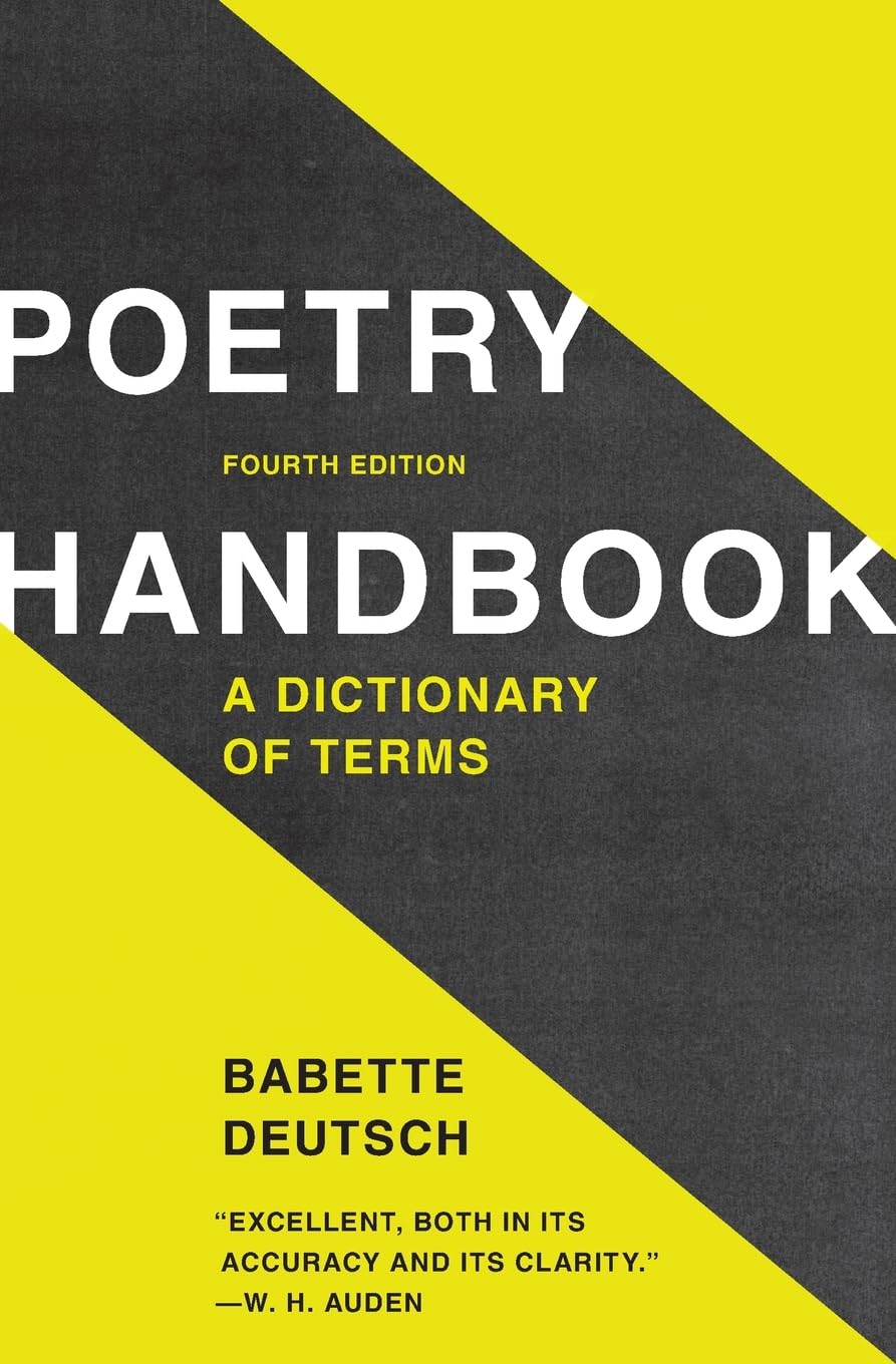 Poetry Handbook: A Dictionary of Terms book