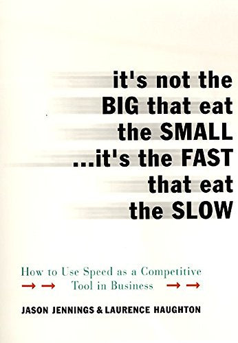 It's Not the Big That Eat the Small...It's the Fast That Eat: How to Use Speed as a Competitive Tool in Business Business, Finance & Career