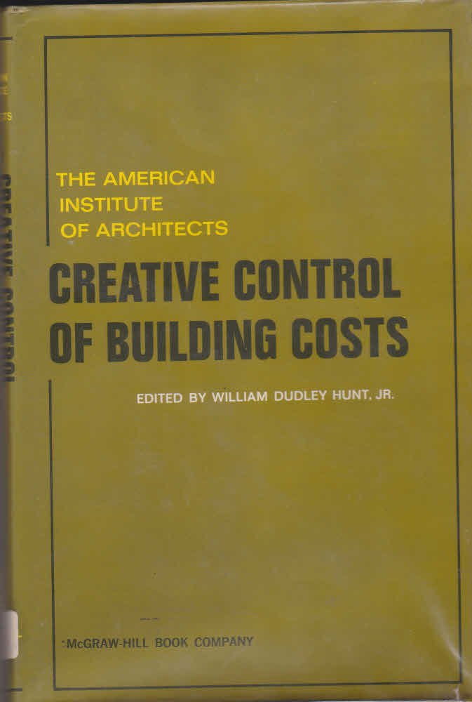 Creative Control of Building Costs Books
