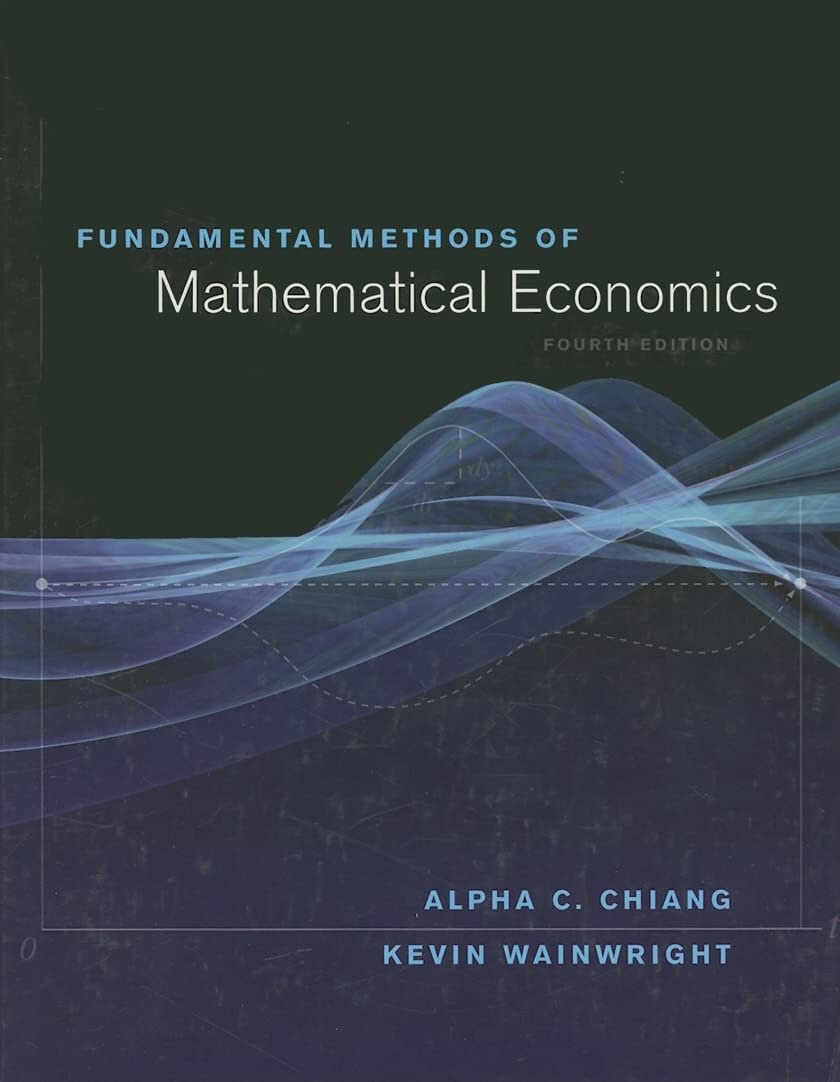 Product Image: Fundamental Methods of Mathematical Economics