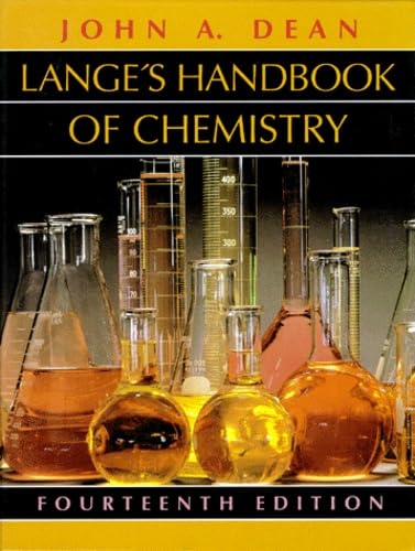 Lange's Handbook of Chemistry Natural Sciences