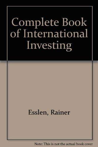 Complete Book of International Investing book