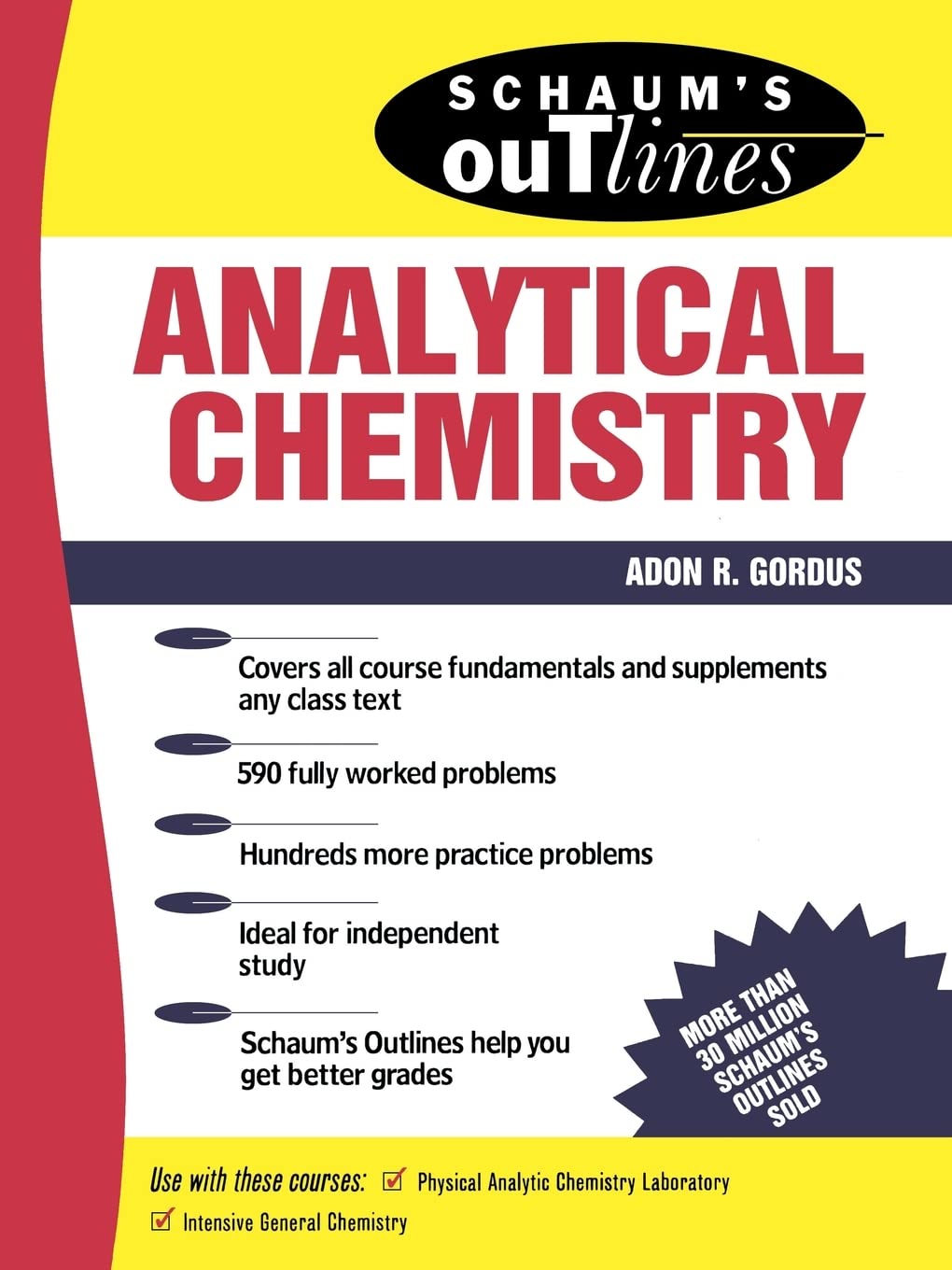 Schaum's Outline of Analytical Chemistry (Schaum's Outlines) Study Guides
