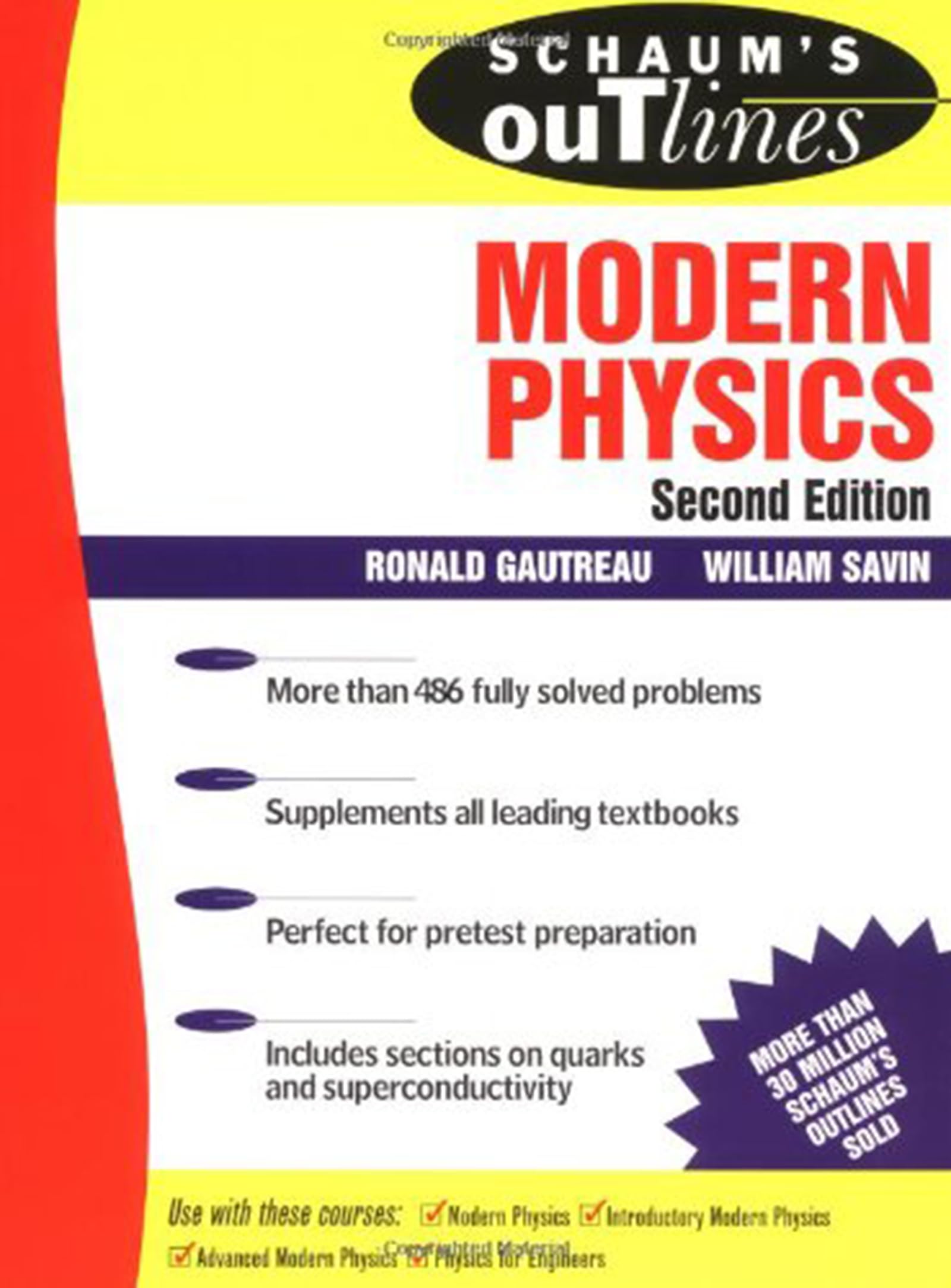 Schaum's Outline of Theory and Problems of Modern Physics book