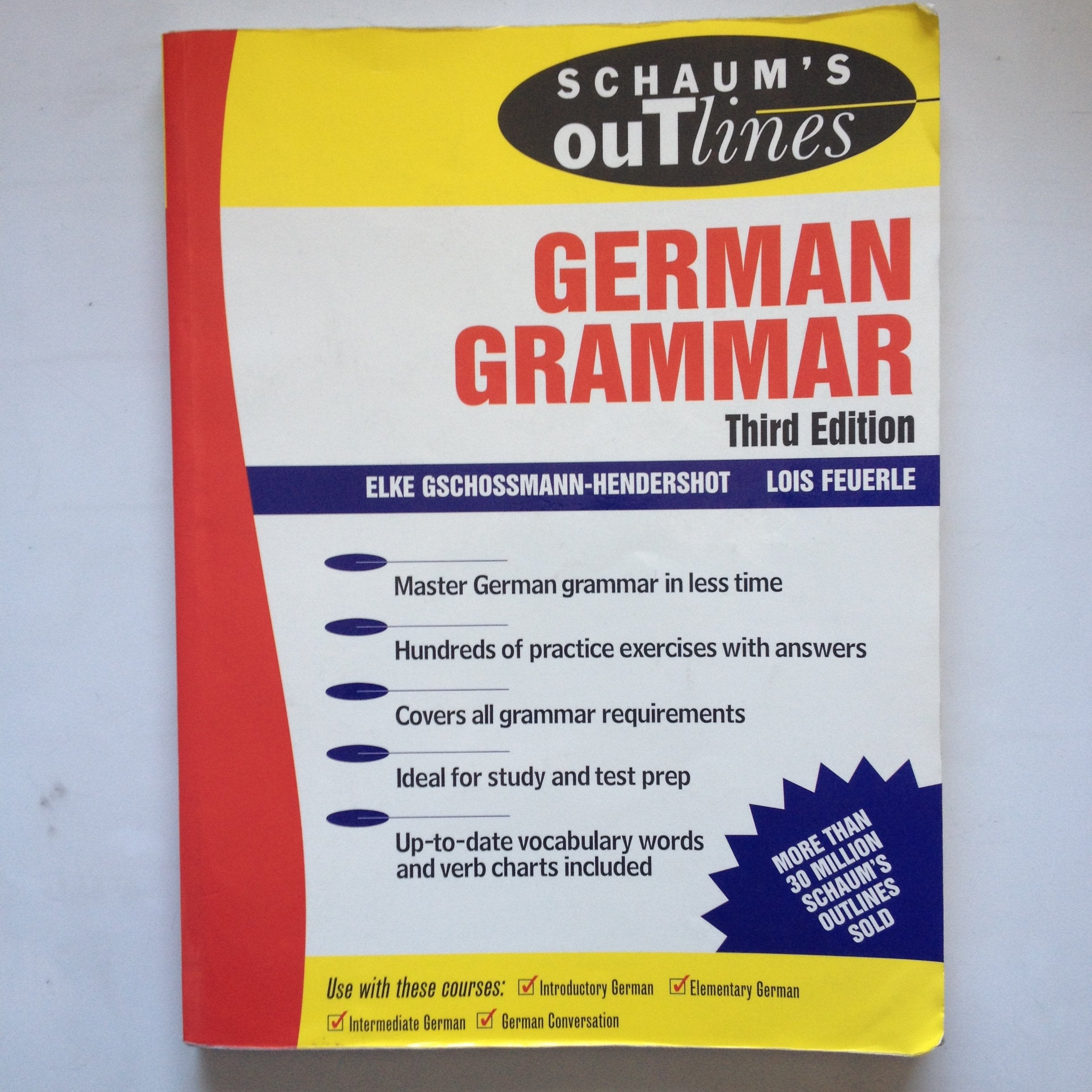 German Grammar (Schaum's Outlines) Foreign Languages ​​& Dictionaries