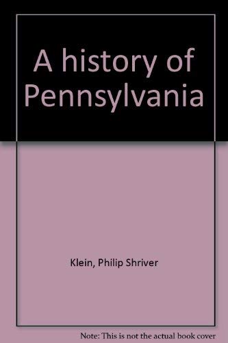 A history of Pennsylvania book
