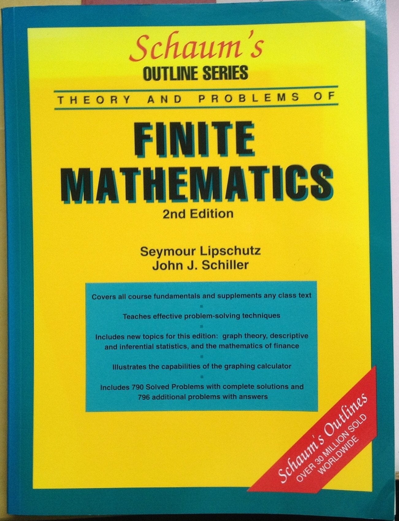 Schaum's Outline of Theory and Problems of Finite Mathematics (Schaum's Outlines) Mathematics