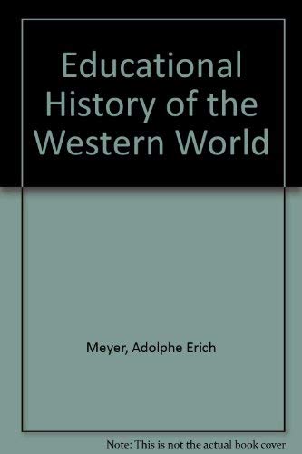Educational History of the Western World Books