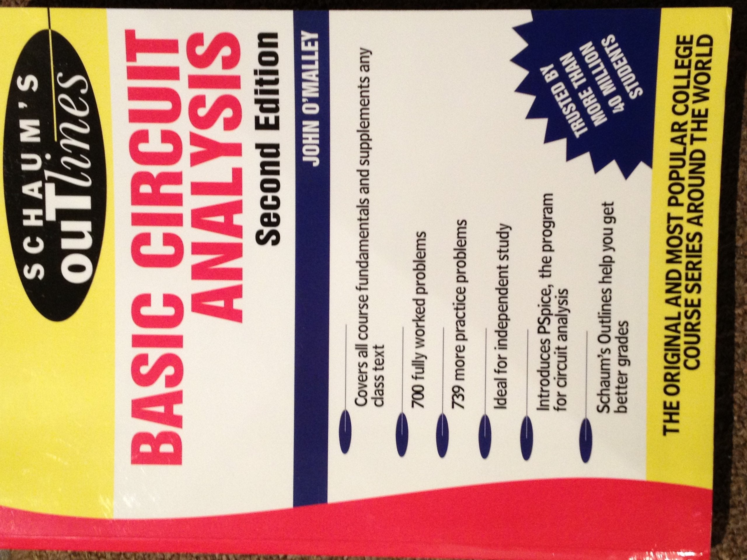 Schaum's Outline of Theory and Problems of Basic Circuit Analysis (Schaum's Outlines) Business & Technology
