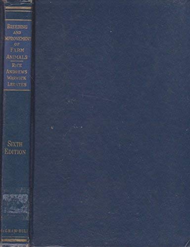 Breeding and Improvement of Farm Animals Books