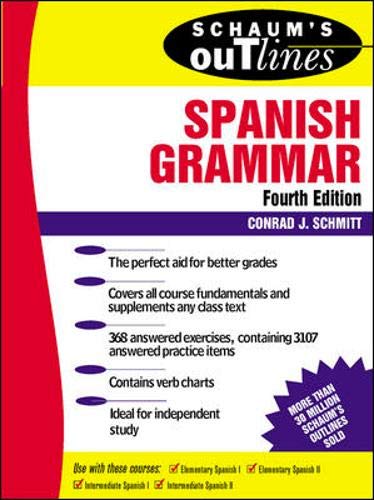 Schaum's Outline of Spanish Grammar book