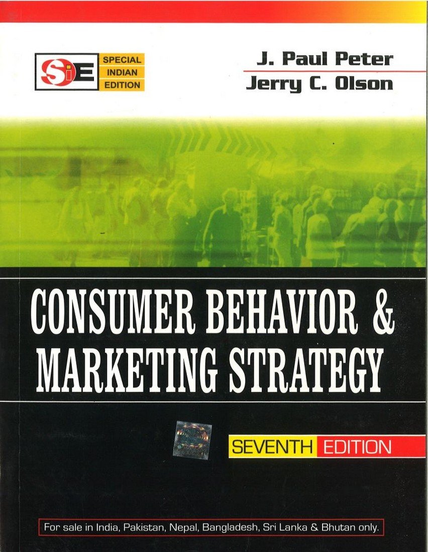 Consumer Behavior and Marketing Strategy 7th Edition (INDIAN EDITION) Books