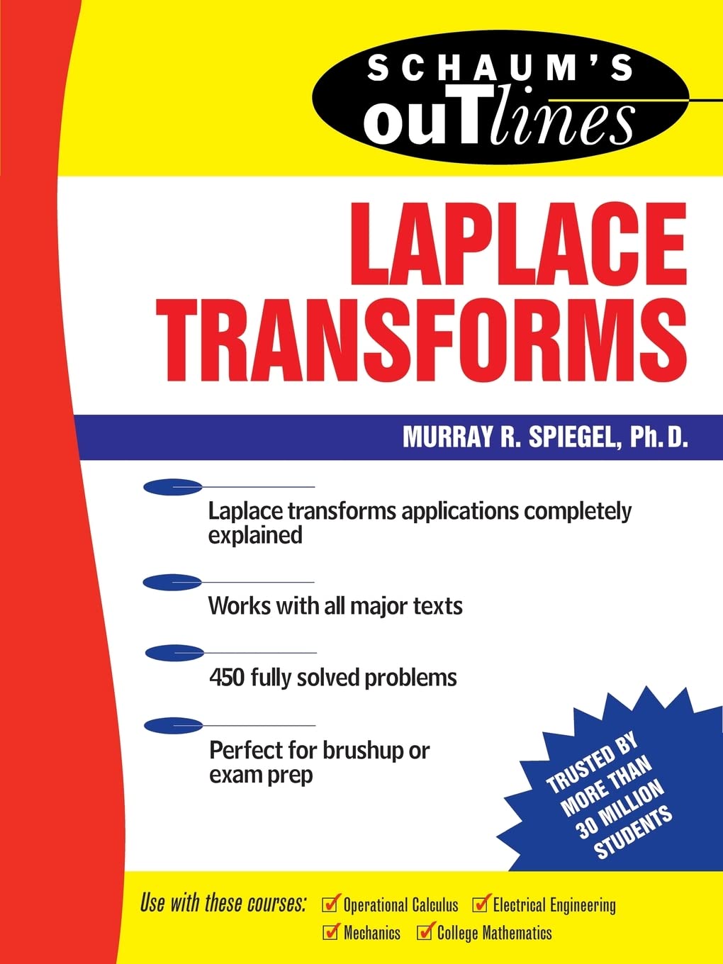 Schaum's Outline of Laplace Transforms (Schaum's Outlines of Theory and Problems) Study Guides