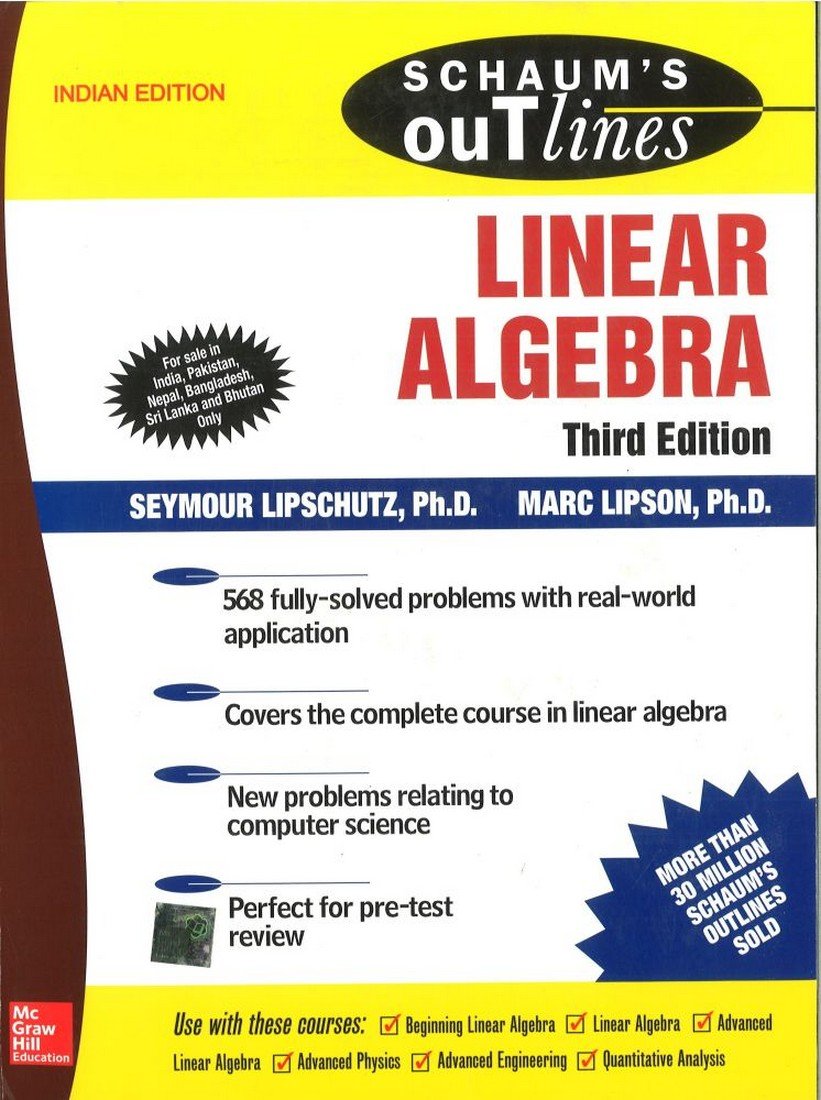 Schaum's Outline of Linear Algebra Books