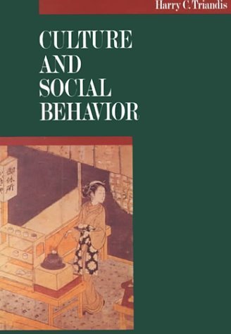 Culture and Social Behavior (McGraw-Hill Series in Social Psychology) Natural Sciences