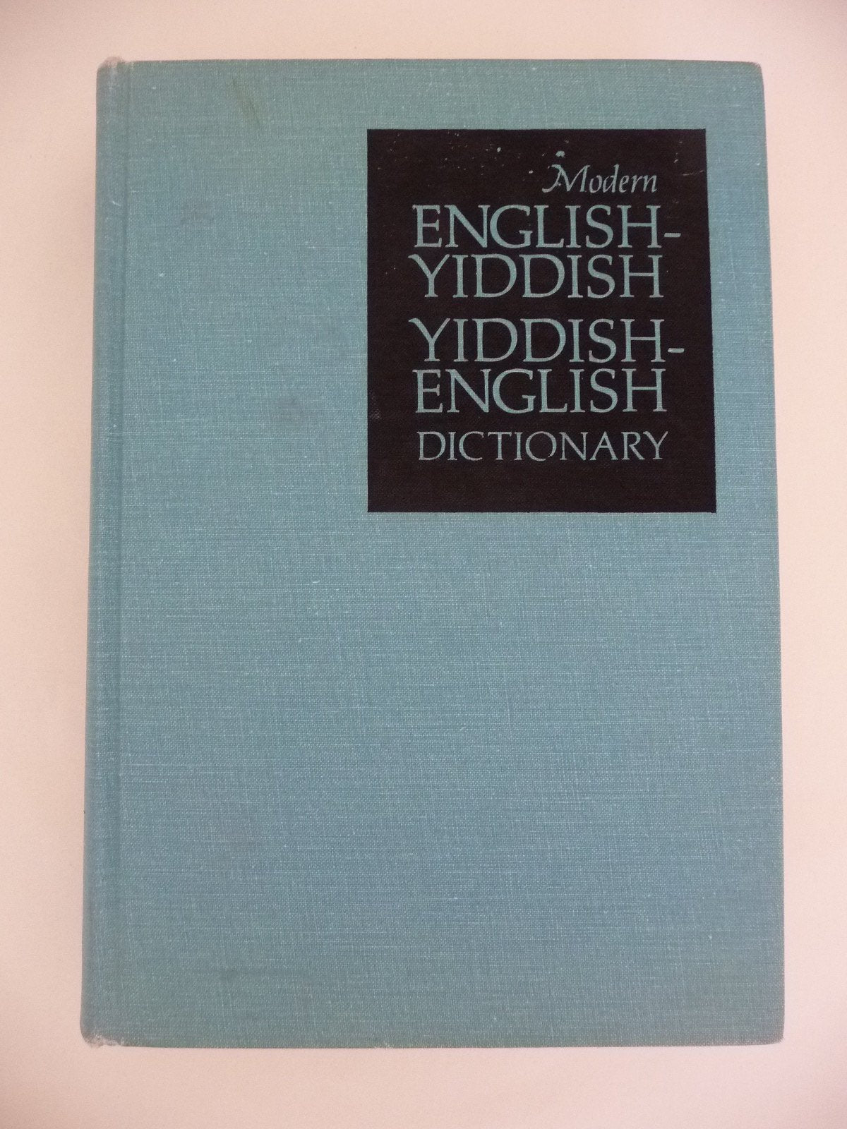 Modern English-Yiddish, Yiddish-English Dictionary Reference Books