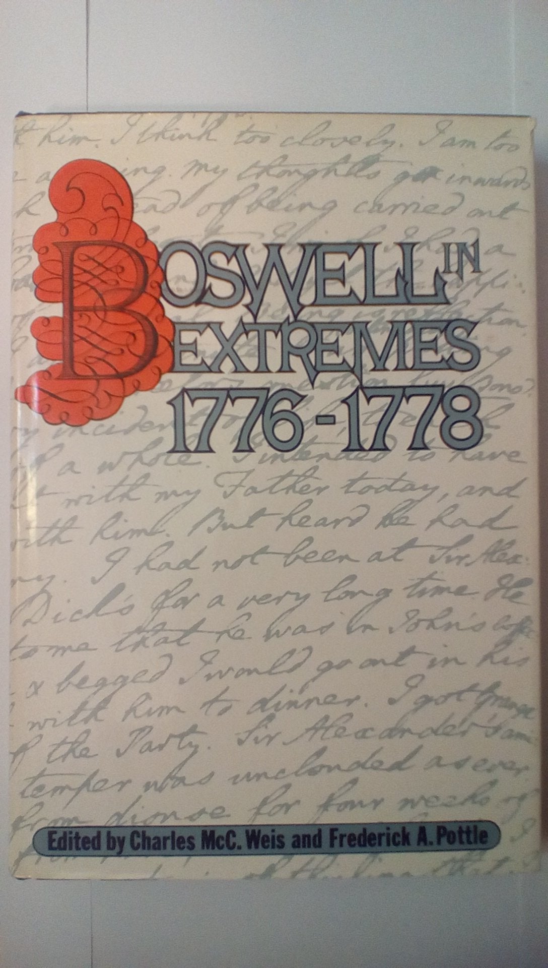 Boswell in Extremes, 1776-1778 book