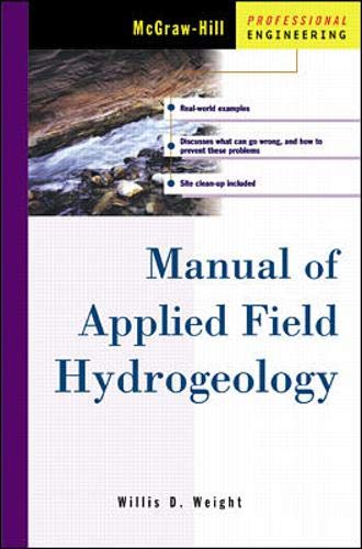 Manual of Applied Field Hydrogeology book